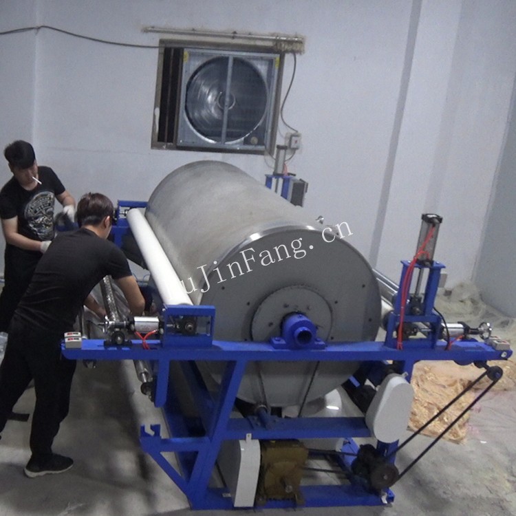 Embroidery factory self use semi-automatic leather embroidery edge hot melt film large drum hot stamping machine