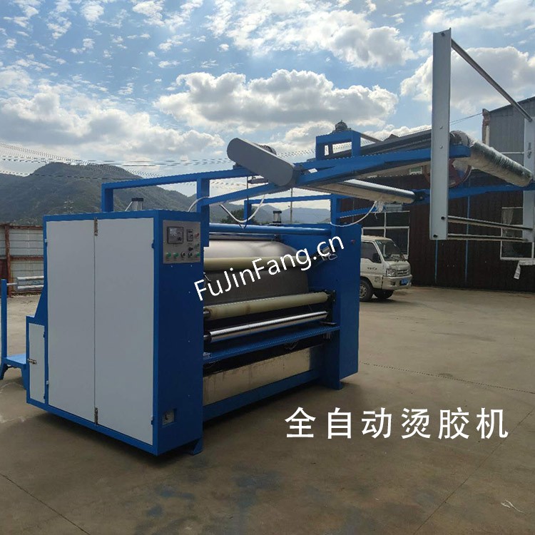 The hot film processing factory uses a fully automatic embroidery lace embroidery hot melt film large drum peeling machine