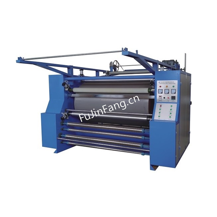 The hot film processing factory uses a fully automatic embroidery tablecloth embroidery hot melt adhesive film large drum machine