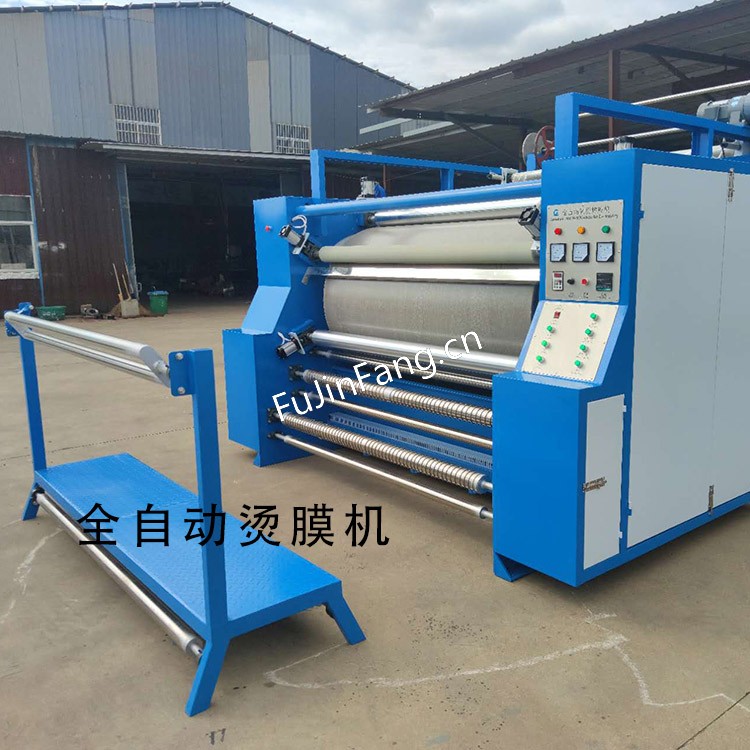 Hot melt glue processing factory uses fully automatic leather embroidery tablecloth embroidery hot melt glue large drum glue machine