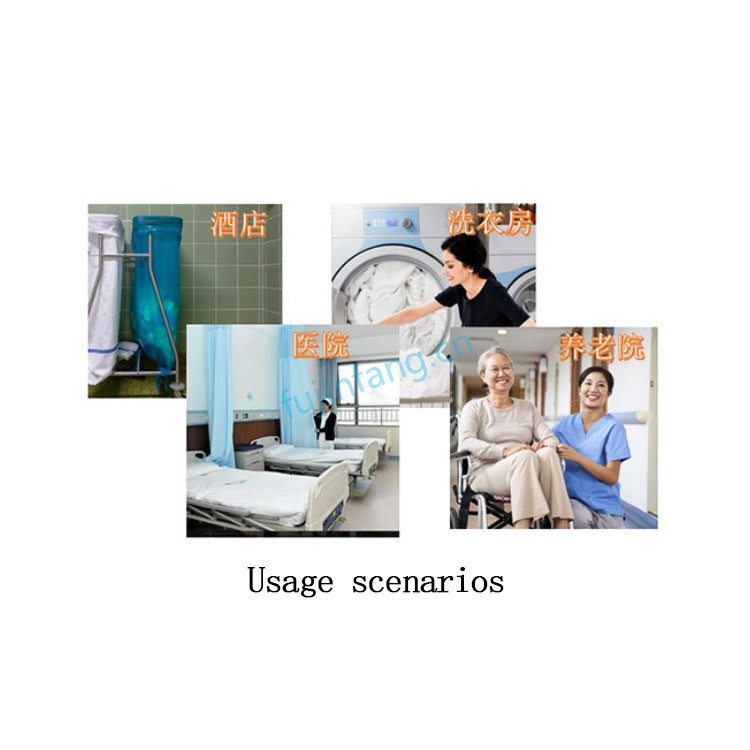 Fangcang ward infectious disease department fully soluble semi soluble 700 × 750mm disposable water-soluble medical fabric bag